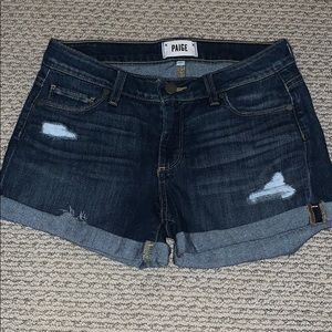 Paige Cuffed Jean Shorts